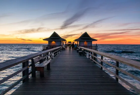 Naples Pier at sunset