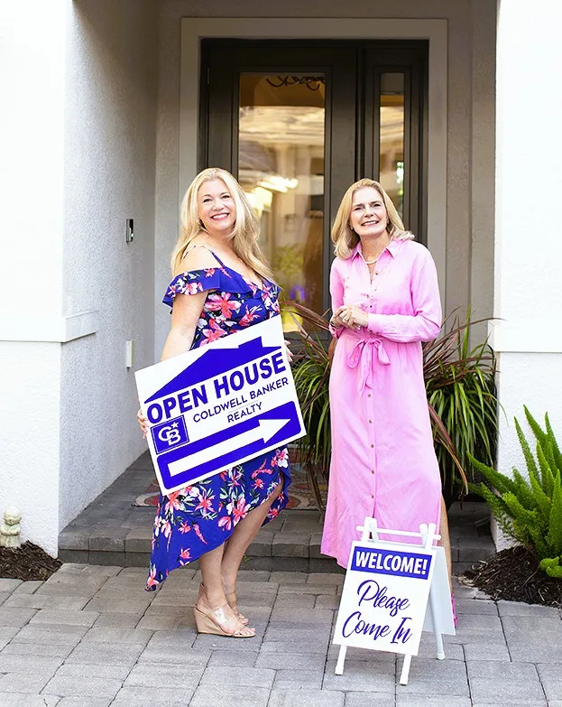 Kami and Denise at a Coldwell Banker open house